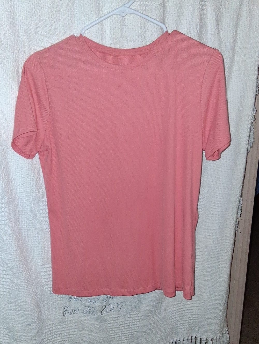 Womens Soft Spun Ribbed Tshirt